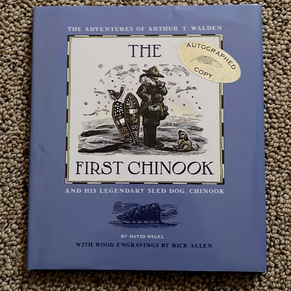New hardcover with dust jacket THE FIRST CHINOOK autographed book David Pagel